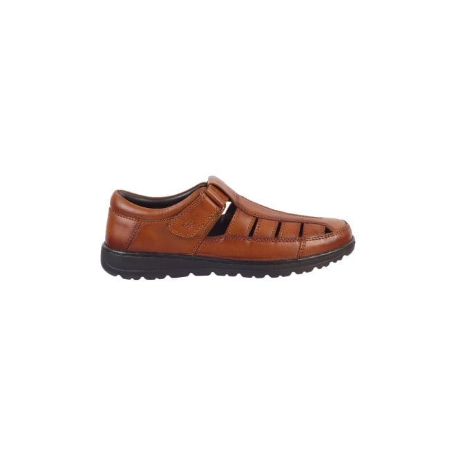 J.Fontini Men Tan Casual Sandals (SKU: 60-48-23-40)