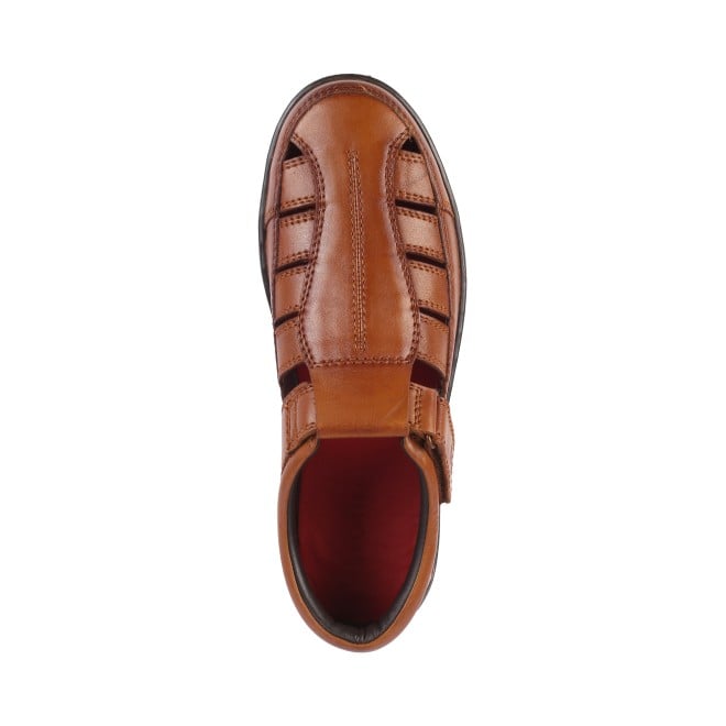 J.Fontini Men Tan Casual Sandals (SKU: 60-48-23-40)