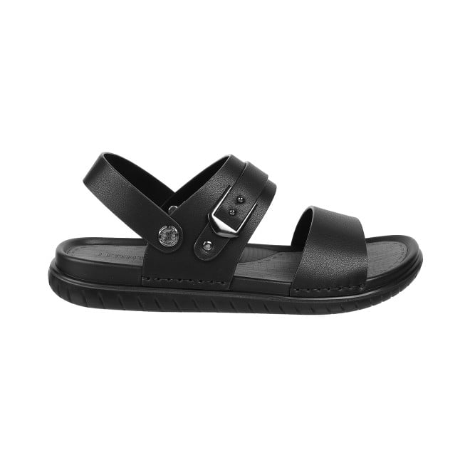 J.Fontini Men Black Casual Sandals (SKU: 60-66L-11-46)