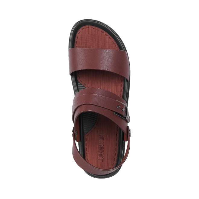 J.Fontini Men Brown Casual Sandals (SKU: 60-66L-12-46)