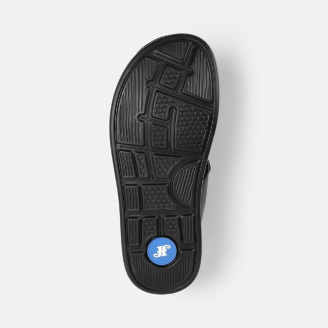 J.Fontini Men Black Casual Slippers (SKU: 60-67-11-39)