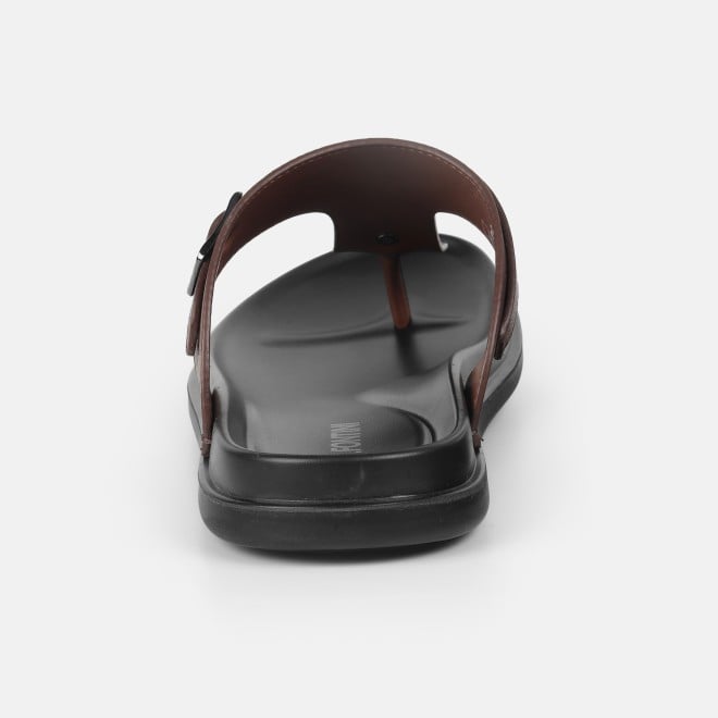 J.Fontini Men Brown Casual Slippers (SKU: 60-69-12-39)