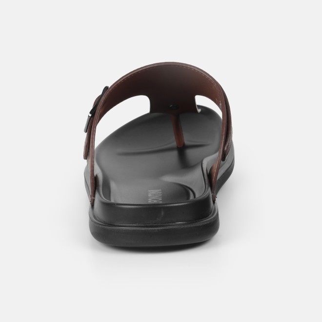 J.Fontini Men Brown Casual Slippers (SKU: 60-69L-12-46)