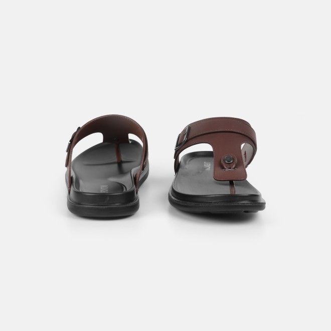 J.Fontini Men Brown Casual Slippers (SKU: 60-69L-12-46)