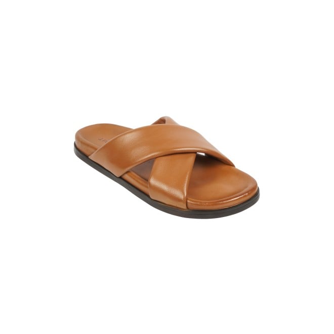 J.Fontini Men Tan Casual Slippers (SKU: 60-71-23-40)