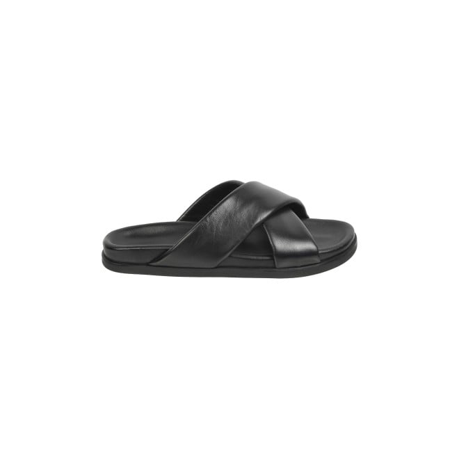 J.Fontini Men Black Casual Slippers (SKU: 60-71-11-41)