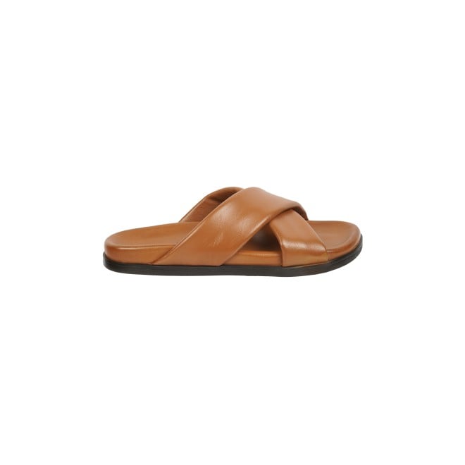 J.Fontini Men Tan Casual Slippers (SKU: 60-71-23-40)