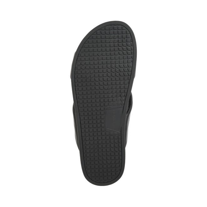 J.Fontini Men Black Casual Slippers (SKU: 60-71-11-41)