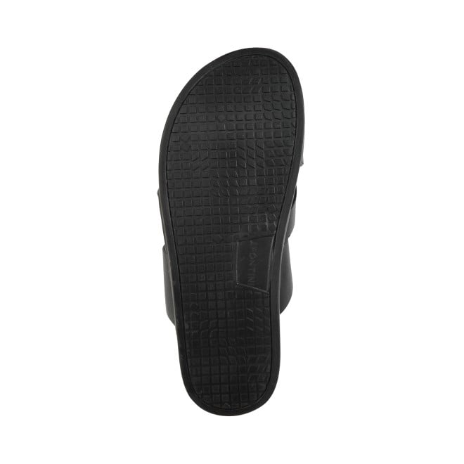 J.Fontini Men Black Casual Slippers (SKU: 60-73-11-43)