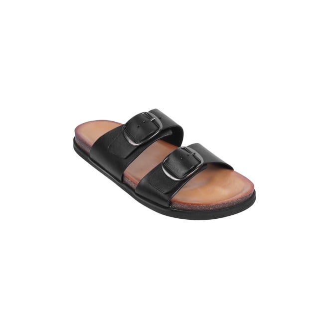 J.Fontini Men Black Casual Slippers (SKU: 60-75-11-43)