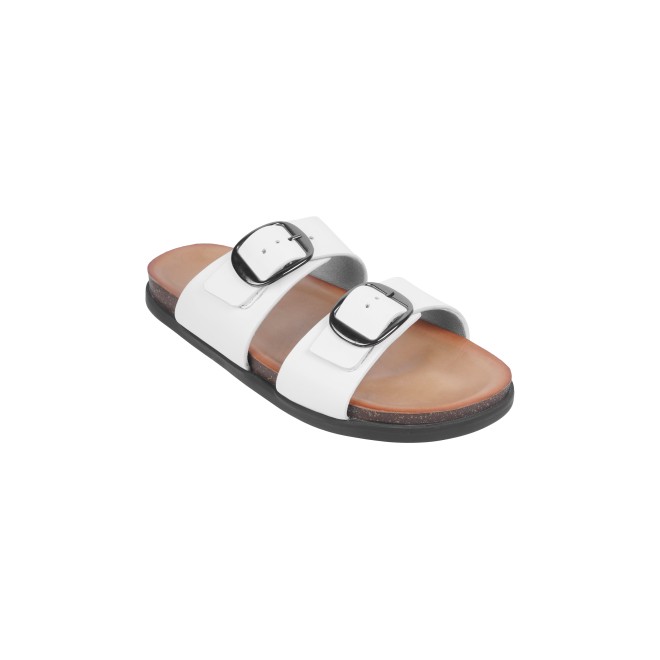 J.Fontini Men White Casual Slippers (SKU: 60-75-16-42)