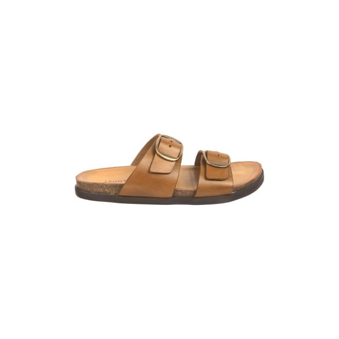 J.Fontini Men Tan Casual Slippers (SKU: 60-75-23-44)