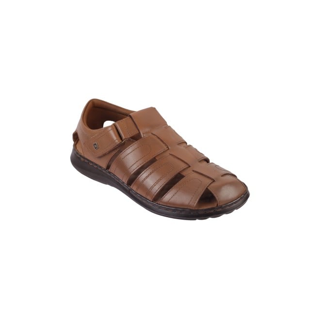 J.Fontini Men Tan Casual Sandals (SKU: 60-87-23-40)