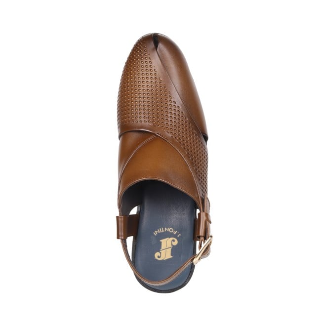 J.Fontini Men Tan Ethnic Pathanis (SKU: 60-94-23-40)