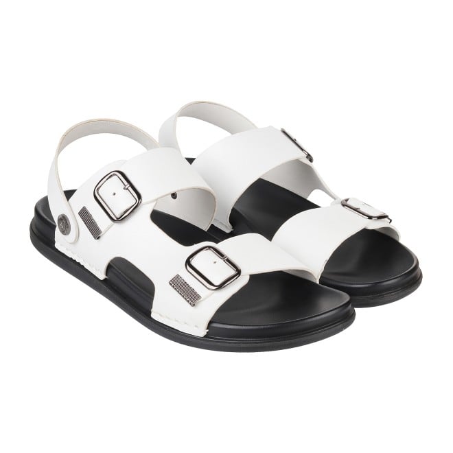 Mochi Men White Casual Sandals