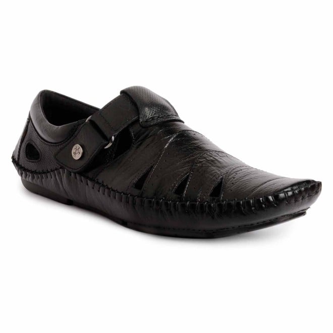 Buckaroo Black Casual Sandals for Men