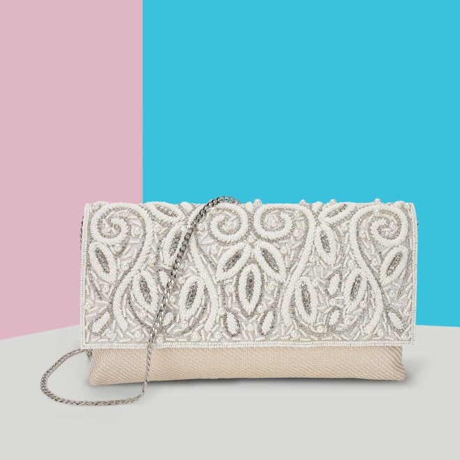 Mochi Women Off-white Evening Bag