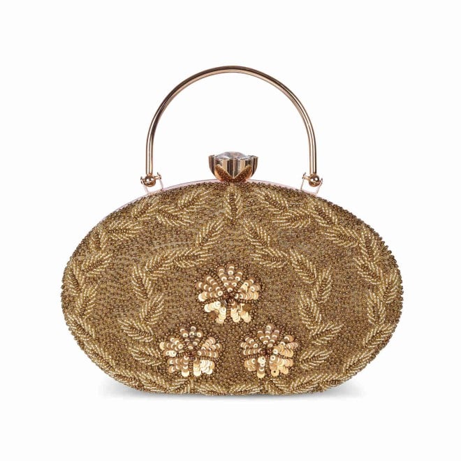 Mochi Women Antique Gold Ethnic-Wedding Sling Bag (SKU: 65-299-28-10)