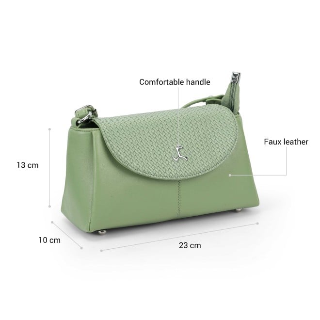 Mochi Women Green Sling Bag (SKU: 66-1006-21-10)