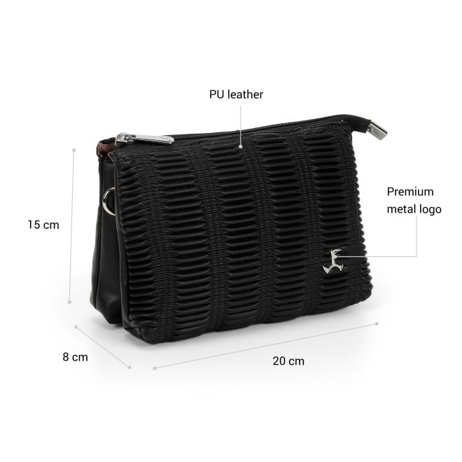 Mochi Women Black Sling Bag (SKU: 66-1007-11-10)