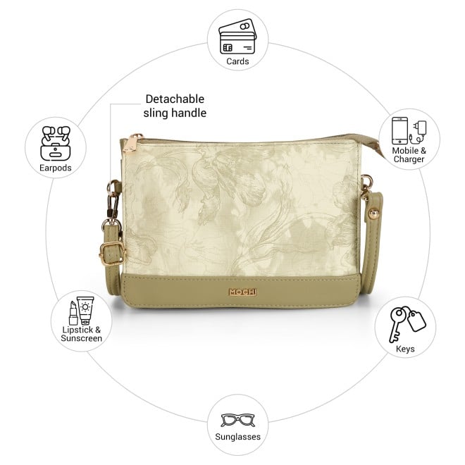Mochi Women Green Sling Bag (SKU: 66-1008-21-10)