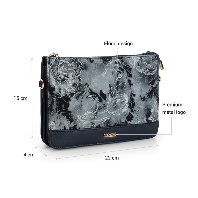 Mochi Women Blue Sling Bag (SKU: 66-1008-45-10)