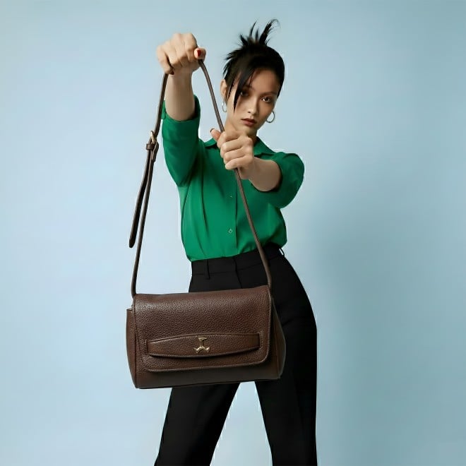 Mochi Women Brown Sling Bag (SKU: 66-1010-12-10)
