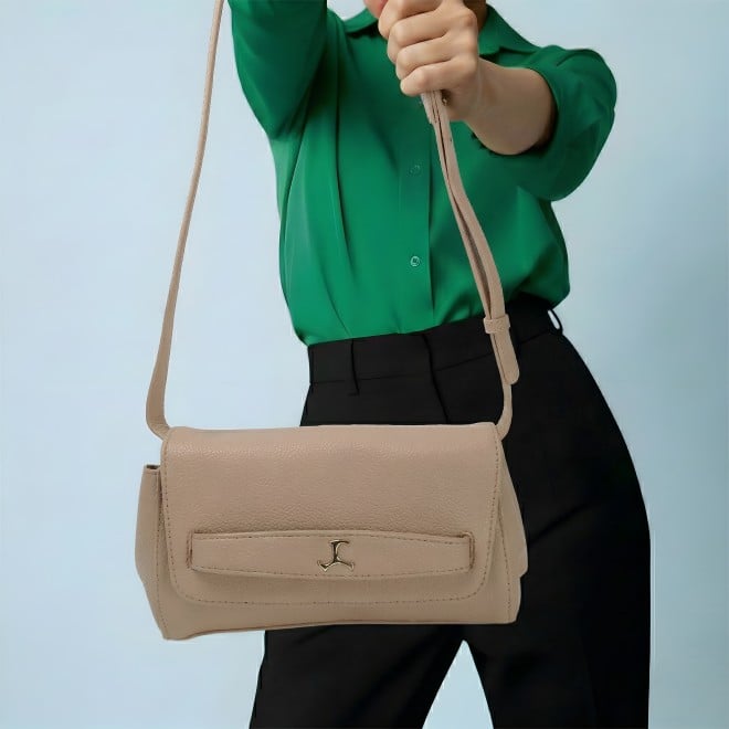 Mochi Women Beige Sling Bag (SKU: 66-1010-20-10)