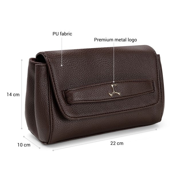 Mochi Women Brown Sling Bag (SKU: 66-1010-12-10)