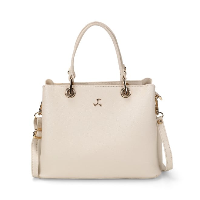 Mochi Women Beige Satchel Bag