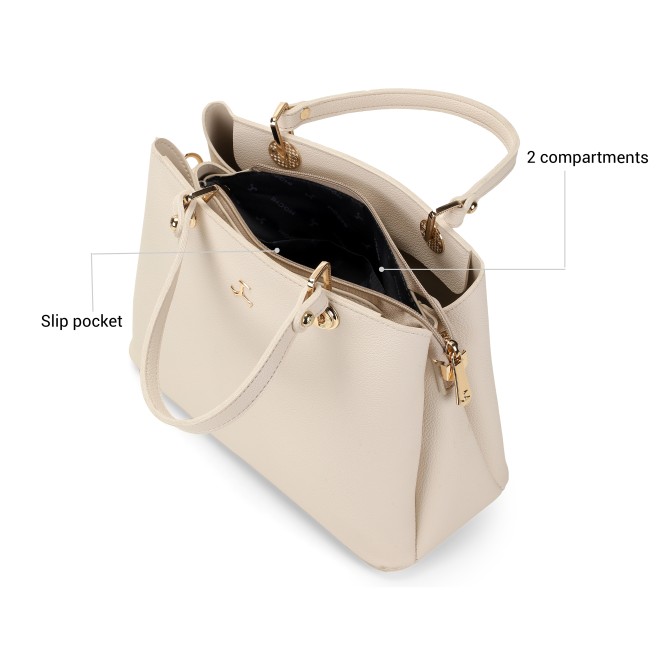 Mochi Women Beige Satchel Bag (SKU: 66-1038-20-10)