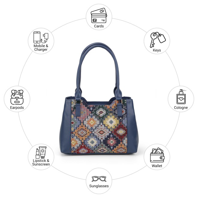 Mochi Women Blue Shoulder Bag (SKU: 66-1045-45-10)