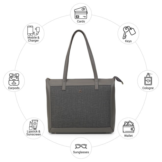 Mochi Women Grey Shoulder Bag (SKU: 66-1053-14-10)