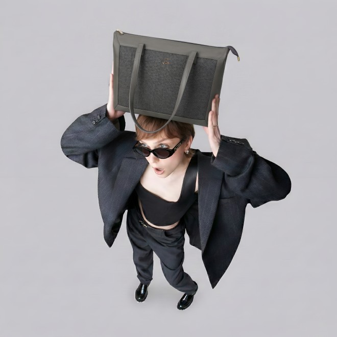 Mochi Women Grey Shoulder Bag (SKU: 66-1053-14-10)