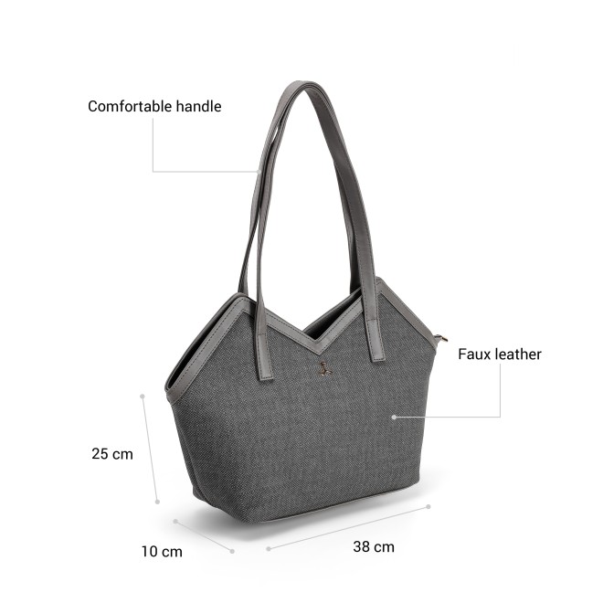 Mochi Women Grey Shoulder Bag (SKU: 66-1054-14-10)