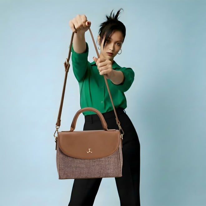 Mochi Women Brown Satchel Bag (SKU: 66-1056-12-10)