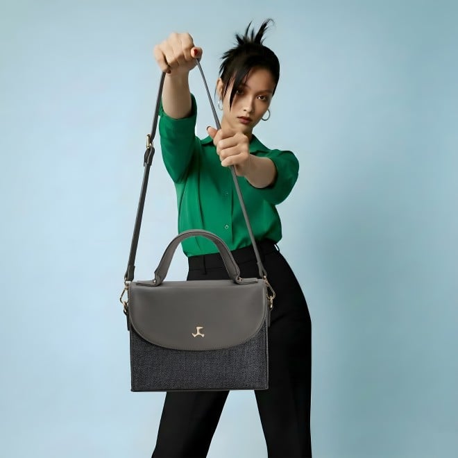 Mochi Women Grey Satchel Bag (SKU: 66-1056-14-10)