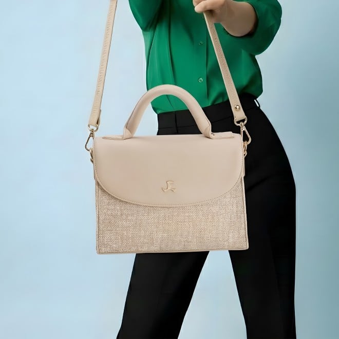 Mochi Women Beige Satchel Bag (SKU: 66-1056-20-10)