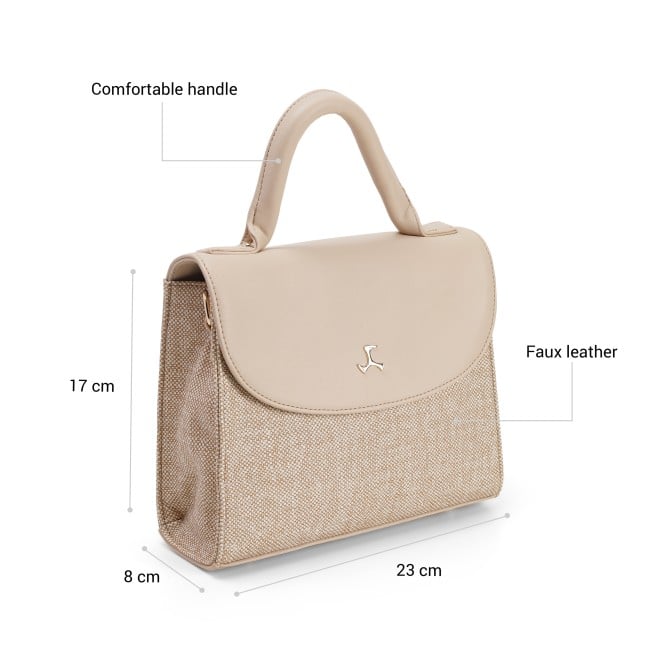 Mochi Women Beige Satchel Bag (SKU: 66-1056-20-10)