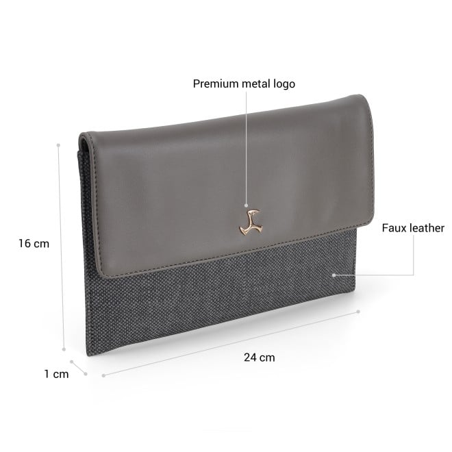 Mochi Women Grey Clutch (SKU: 66-1057-14-10)