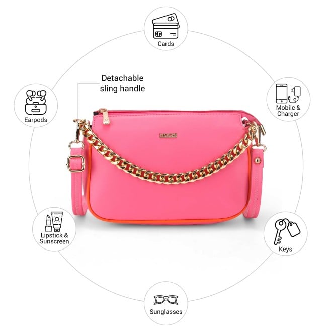 Mochi Women Pink Sling Bag (SKU: 66-1060-24-10)