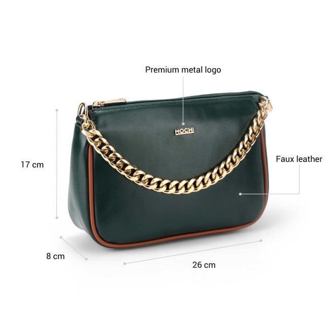 Mochi Women Green Sling Bag (SKU: 66-1060-21-10)