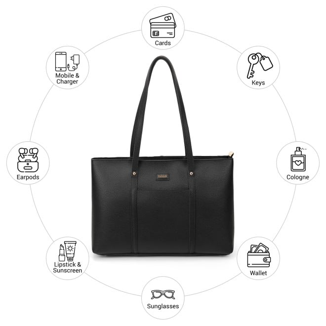 Mochi Women Black Tote Bag (SKU: 66-1062-11-10)