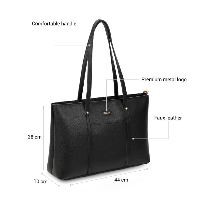 Mochi Women Black Tote Bag (SKU: 66-1062-11-10)