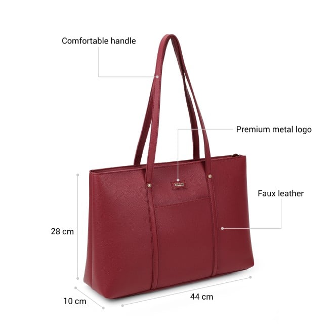 Mochi Women Maroon Tote Bag (SKU: 66-1062-44-10)