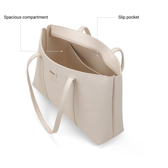 Mochi Women Beige Tote Bag (SKU: 66-1062-20-10)