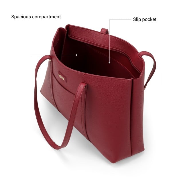 Mochi Women Maroon Tote Bag (SKU: 66-1062-44-10)