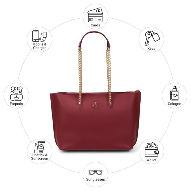 Mochi Women Maroon Shoulder Bag (SKU: 66-1063-44-10)