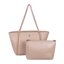 Women Beige Shoulder Bag