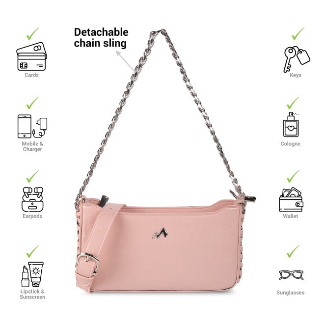 Mochi Women Pink Hand Bags Shoulder Bag (SKU: 66-127-24-10)